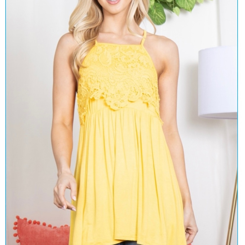 Yellow tank Size Large